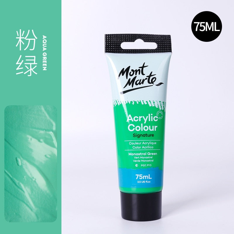 24 Colors of Premium 75ml Acrylic Paint