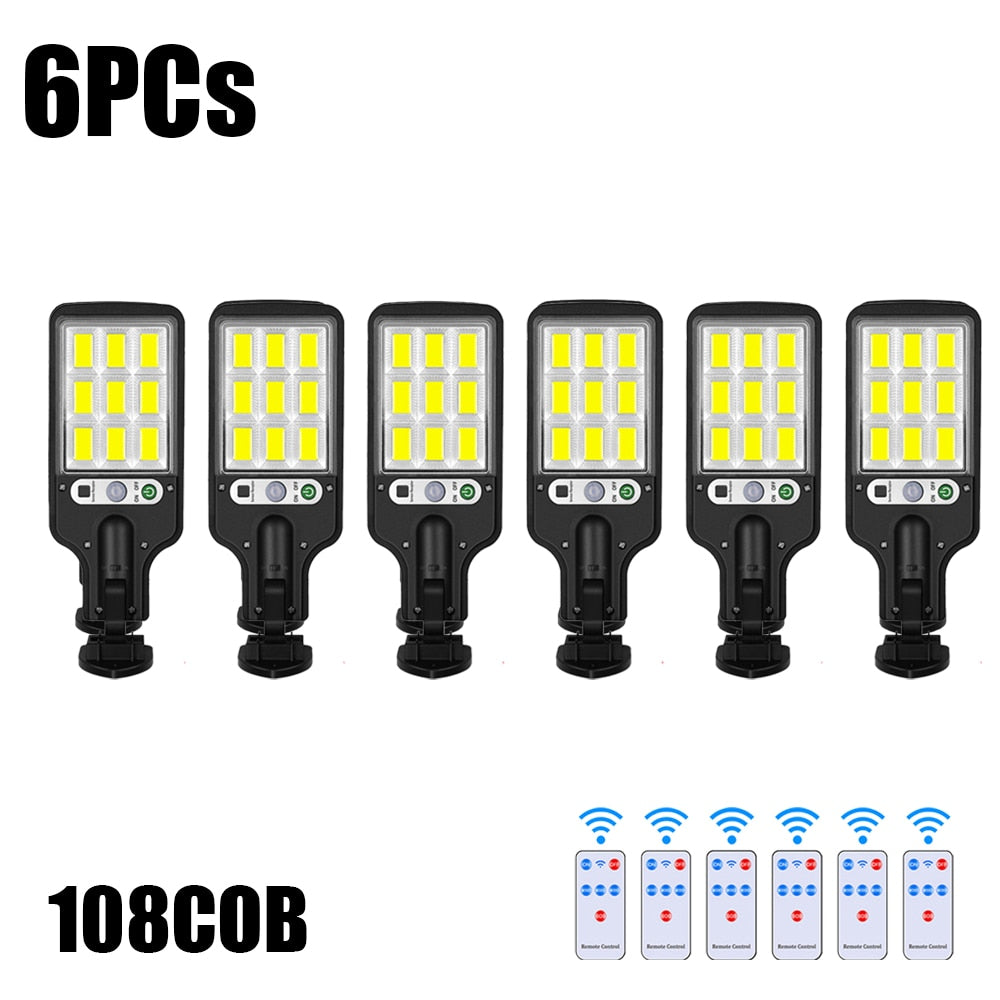 1~6PCs Solar Street Lights