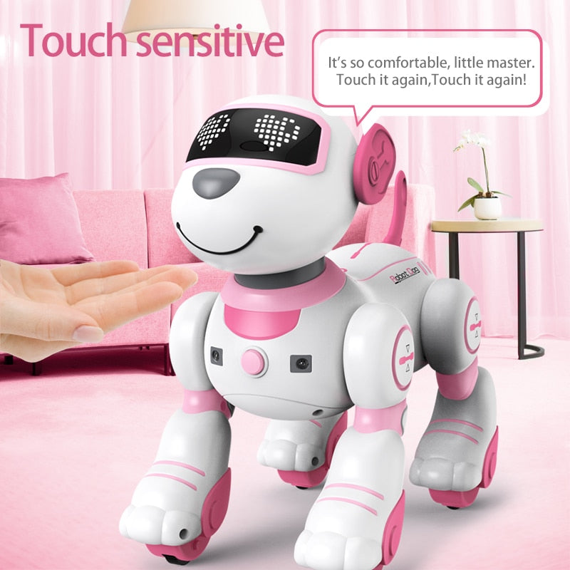 RC Robot Electronic Dog Stunt Dog Voice Command