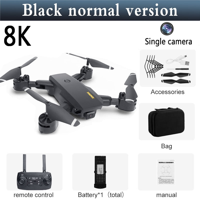 8K Cameras with Professional Drones