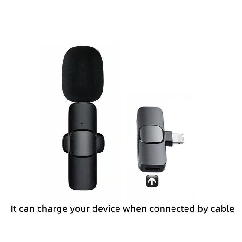 2in1 Wireless Lapel Lavalier Microphone