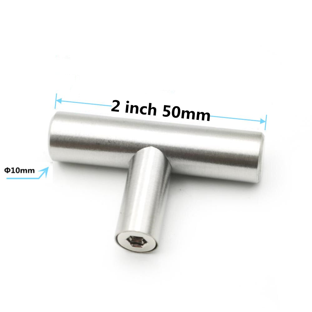 Black Gold Brushed Stainless Steel Cabinet Door Knobs
