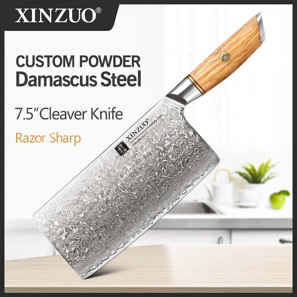 XINZUO 1-8pcs Kitchen Knife Set