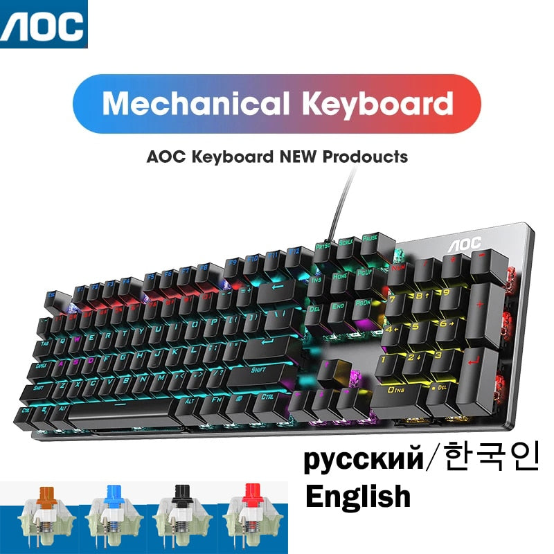 Metal Panel Mechanical Keyboard