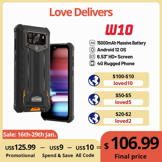HOTWAV Rugged Android 12 Smartphone