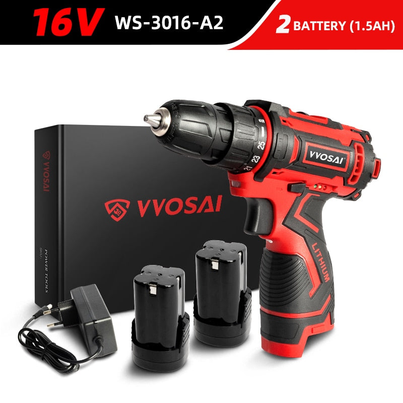 WOSAI Cordless Drill Electric Screwdriver