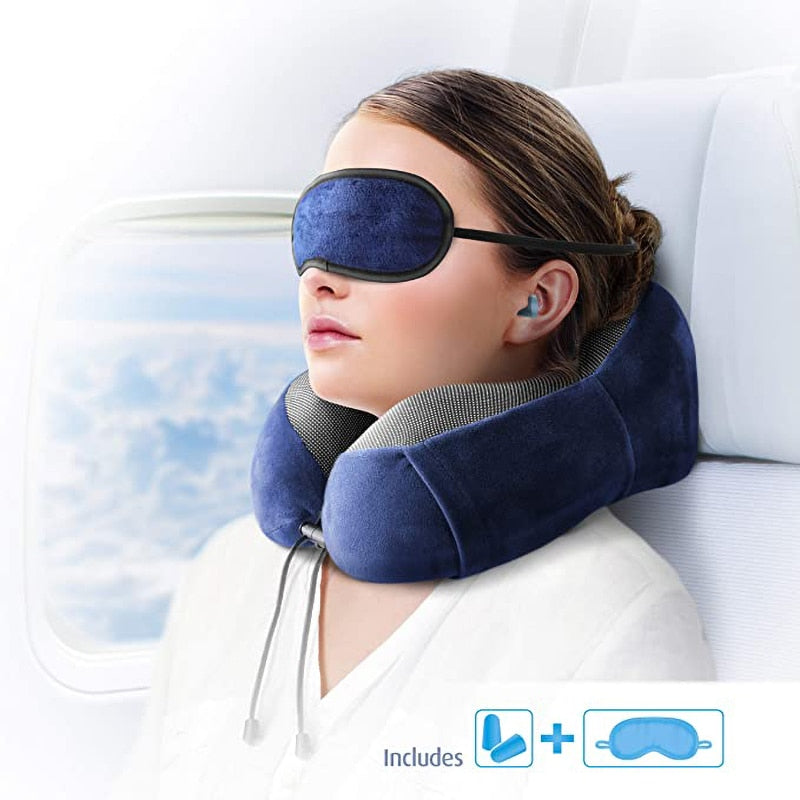 U-Shaped Memory Foam Neck Pillow