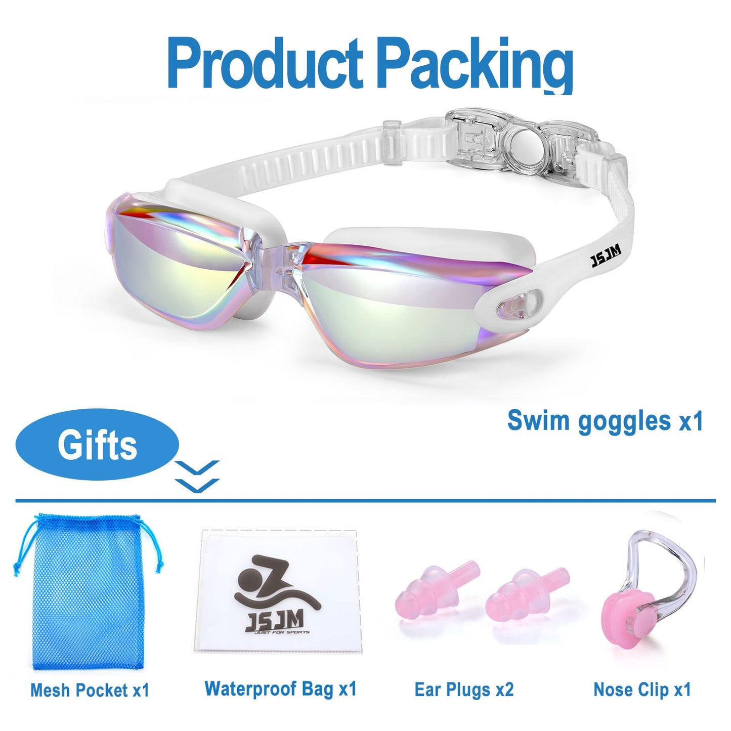 UV Protection Lens Men Women Swimming Goggles
