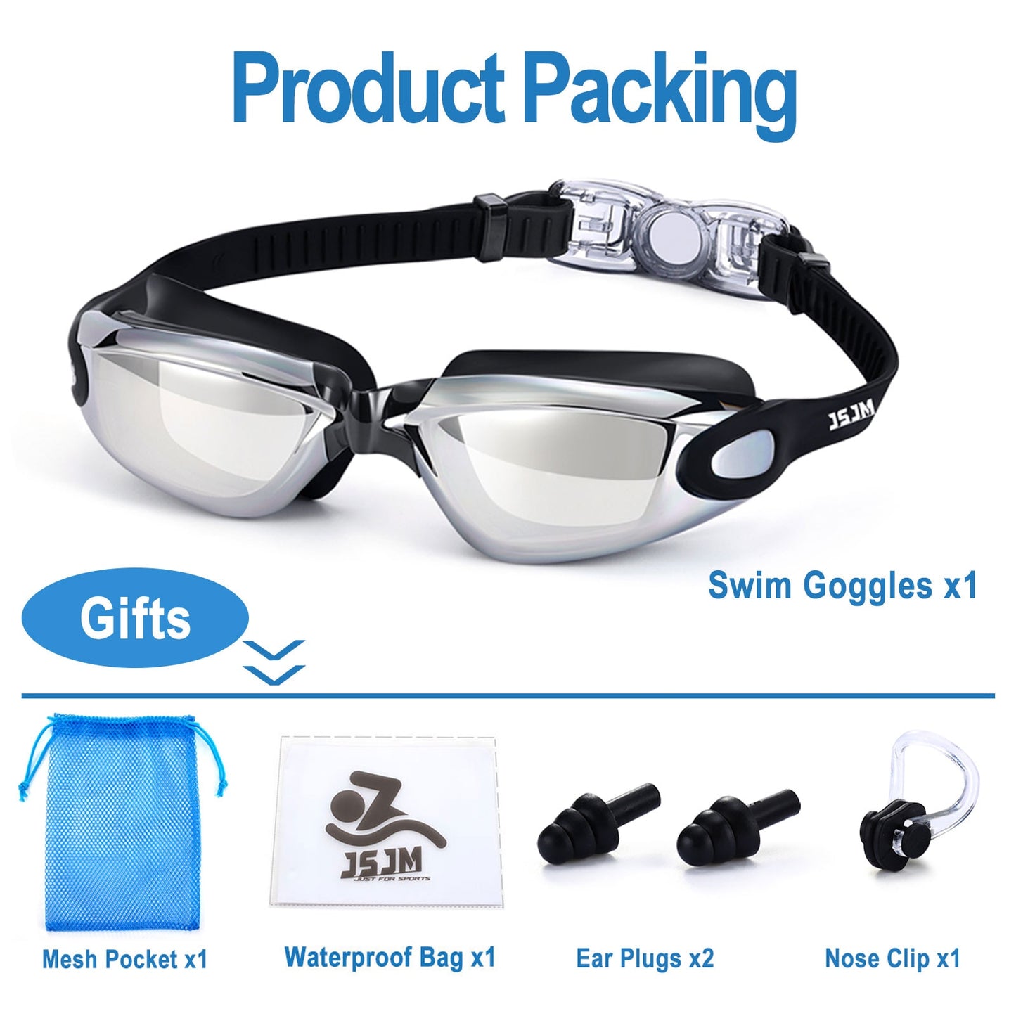 UV Protection Lens Men Women Swimming Goggles