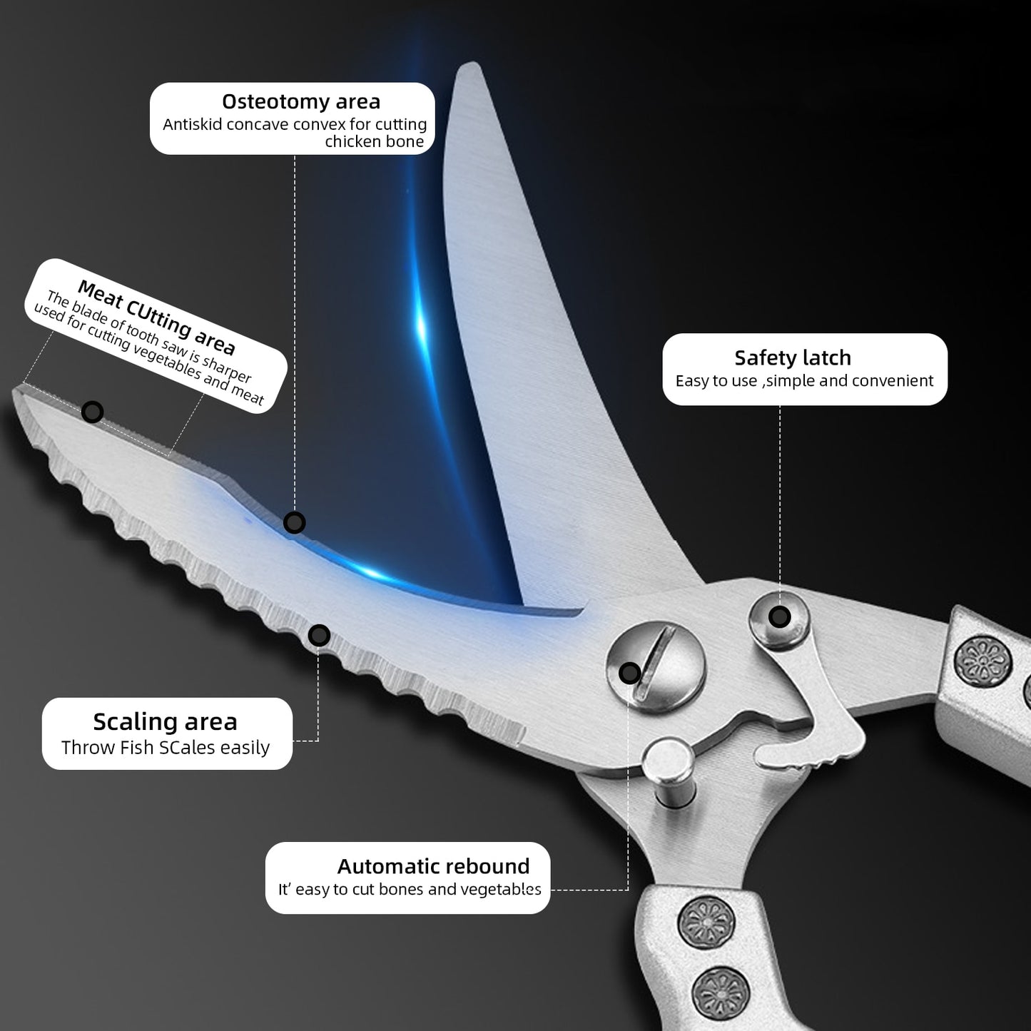 Chicken Bone Kitchen Shears tools