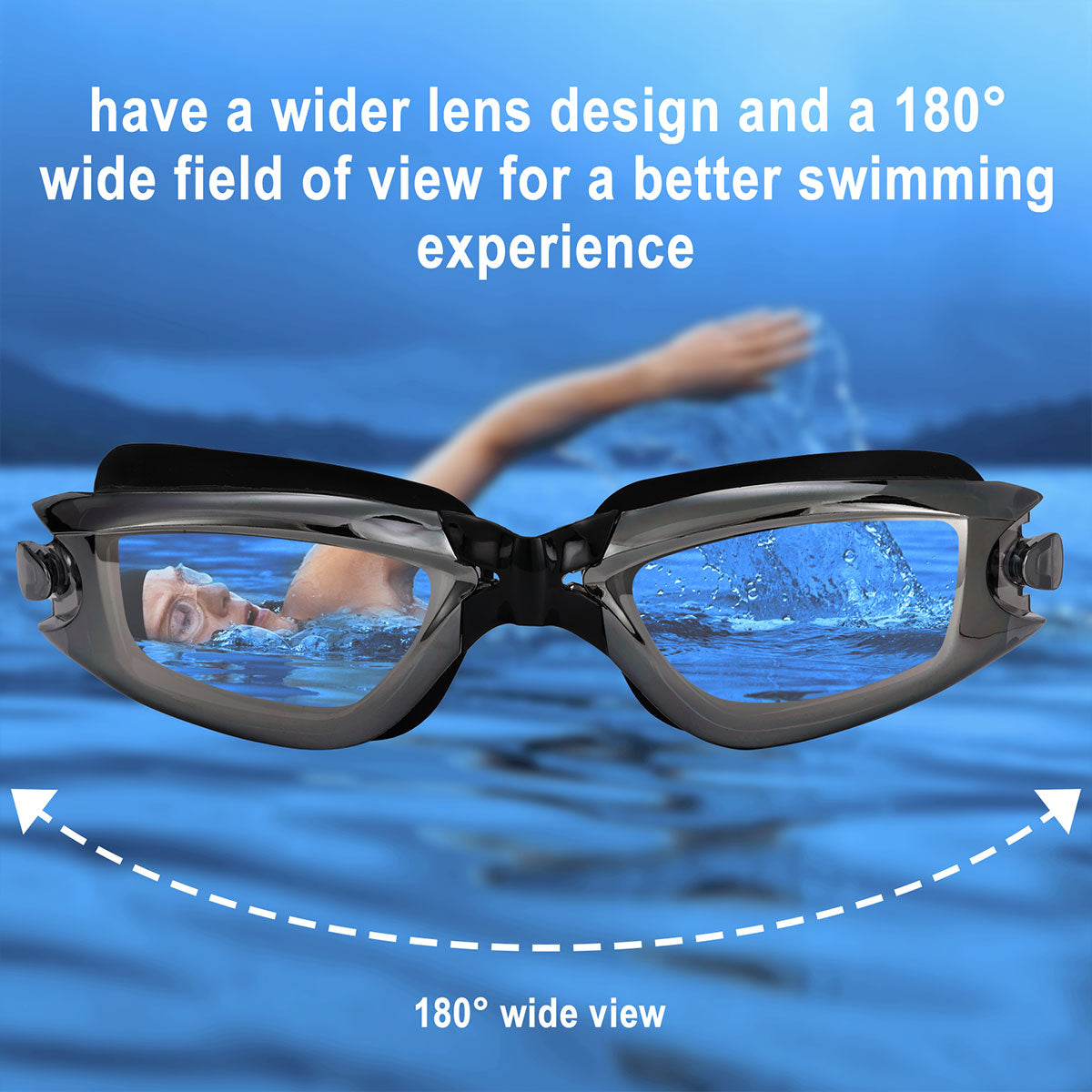 UV Protection Lens Men Women Swimming Goggles