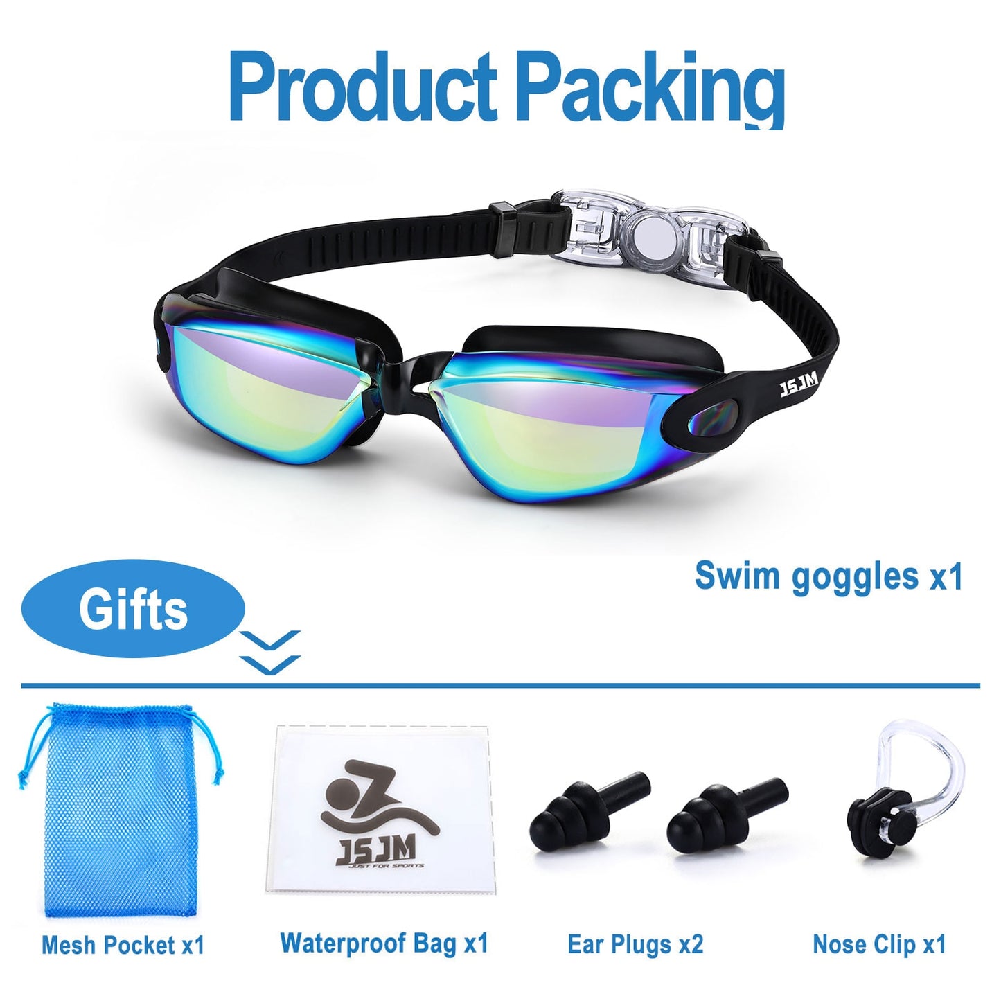 UV Protection Lens Men Women Swimming Goggles