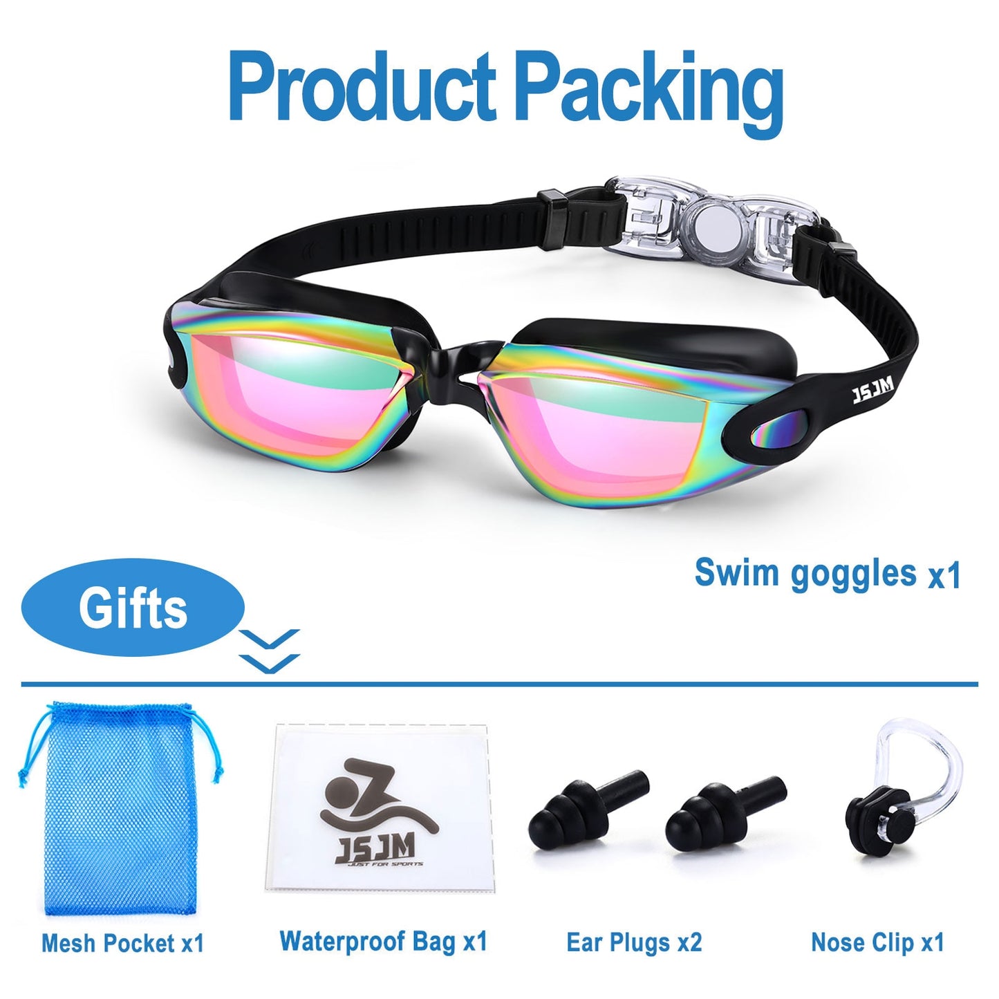 UV Protection Lens Men Women Swimming Goggles