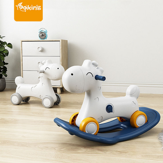 Ride in Style with Our Kids Toy Riding Horse with Wheels