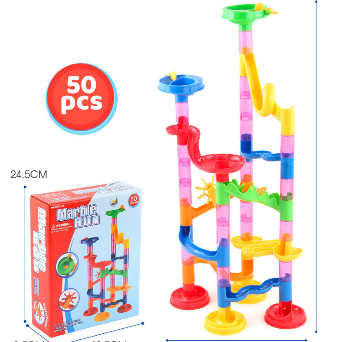 DIY Construction Run Track Building Blocks