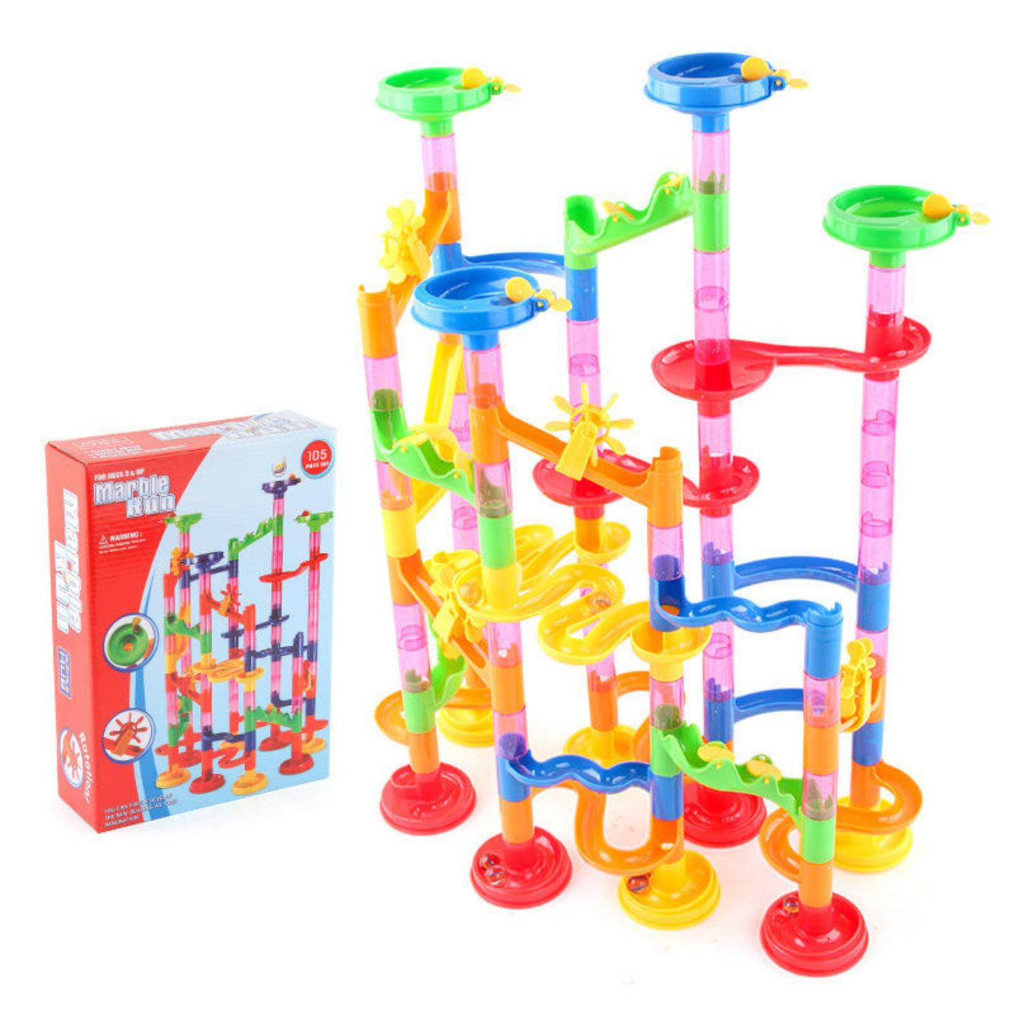DIY Construction Run Track Building Blocks