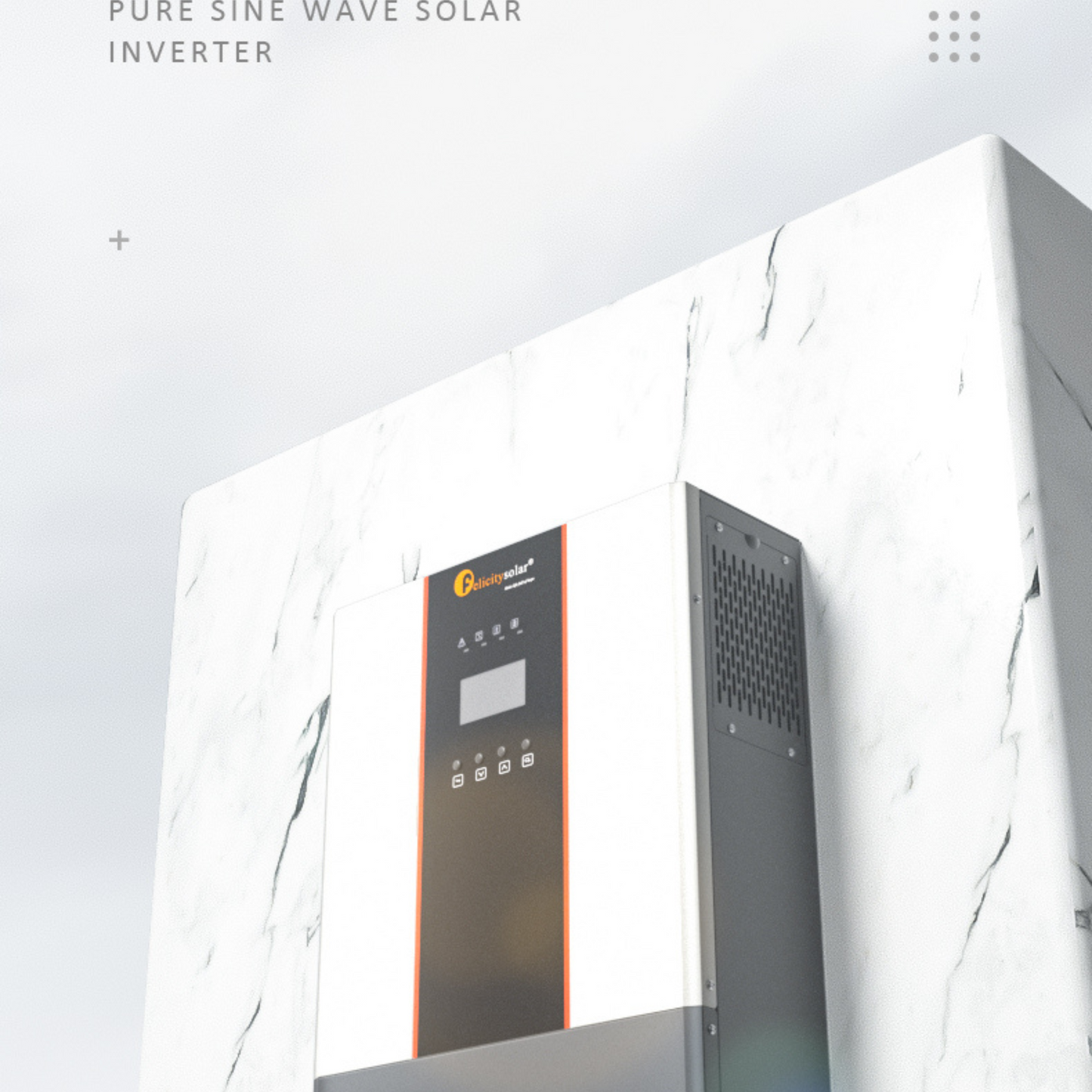 Solar System Inverter with Battery Charger