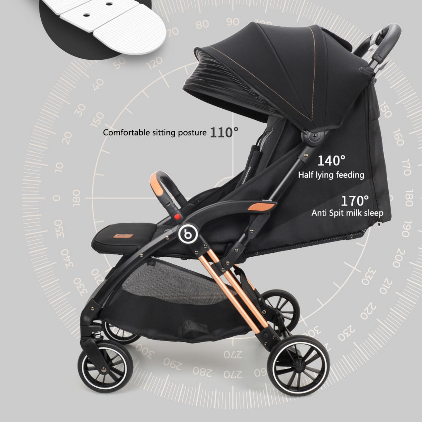 Folding Portable Baby Carriage