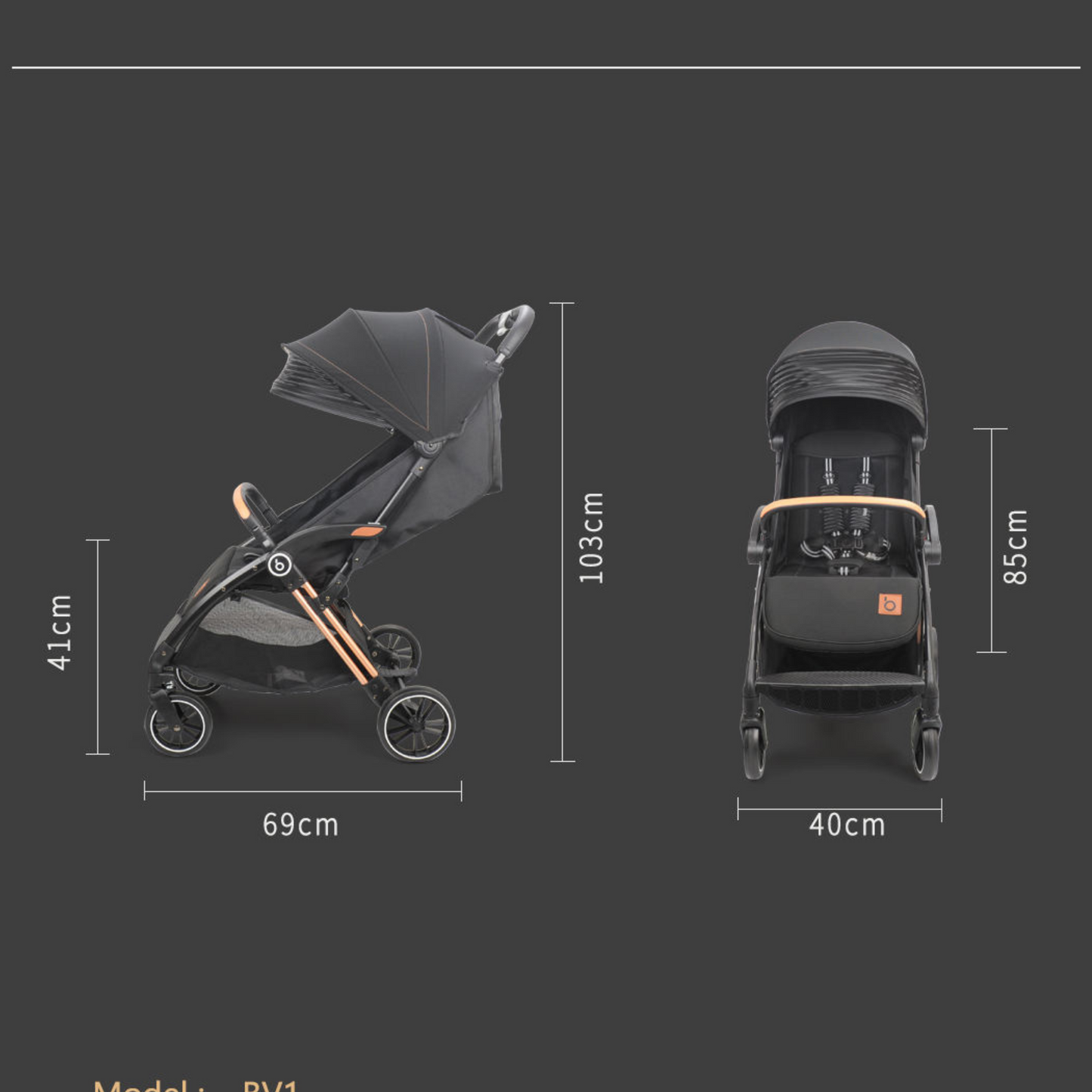Folding Portable Baby Carriage