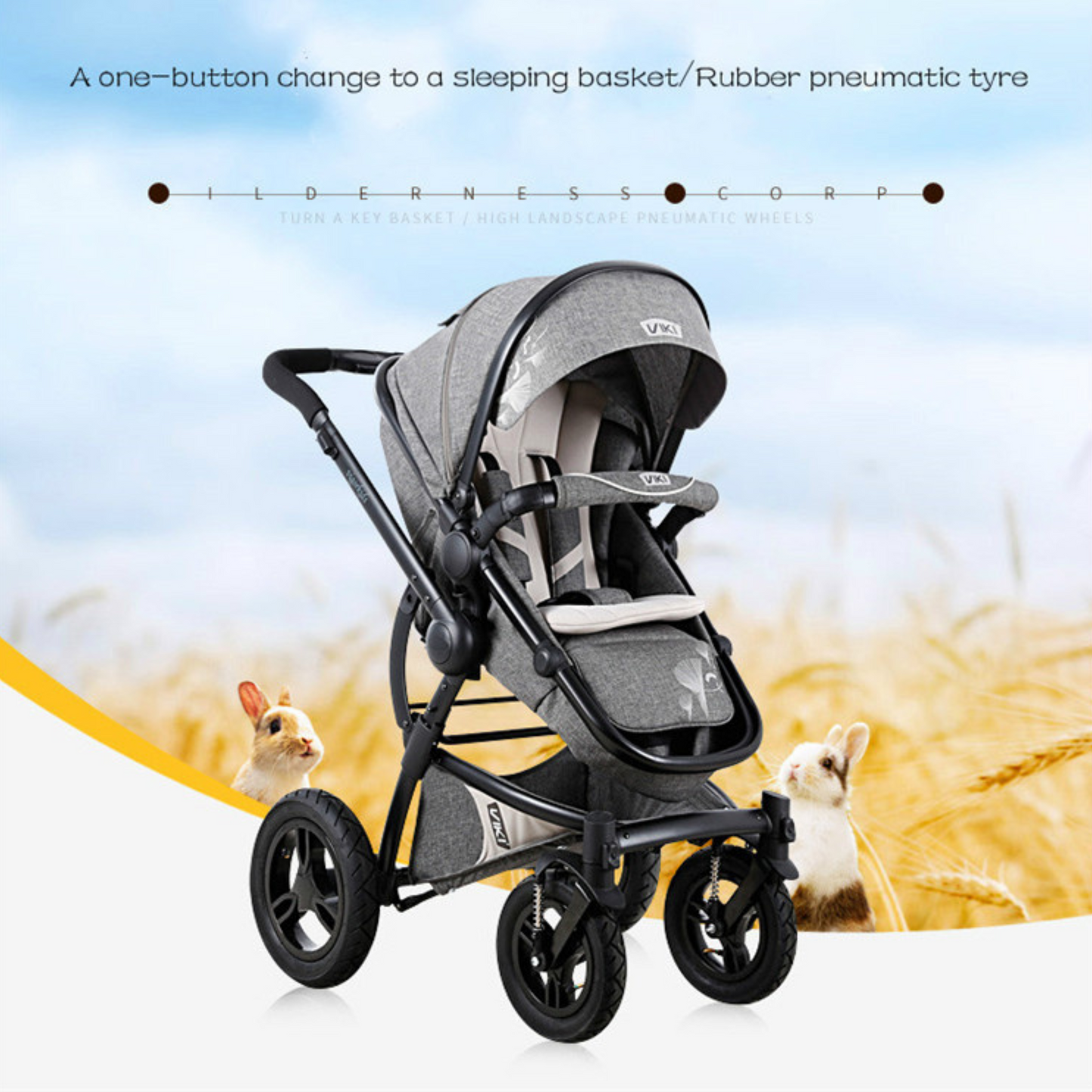 Comfortable Baby Stroller View Pram Carrier