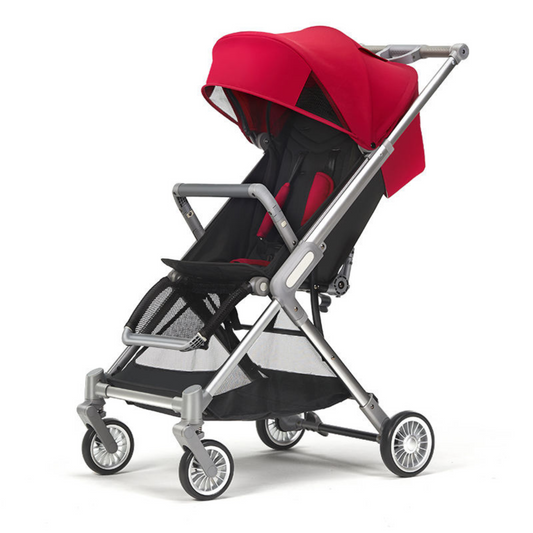 Baby's Ride with New Leather Carriage