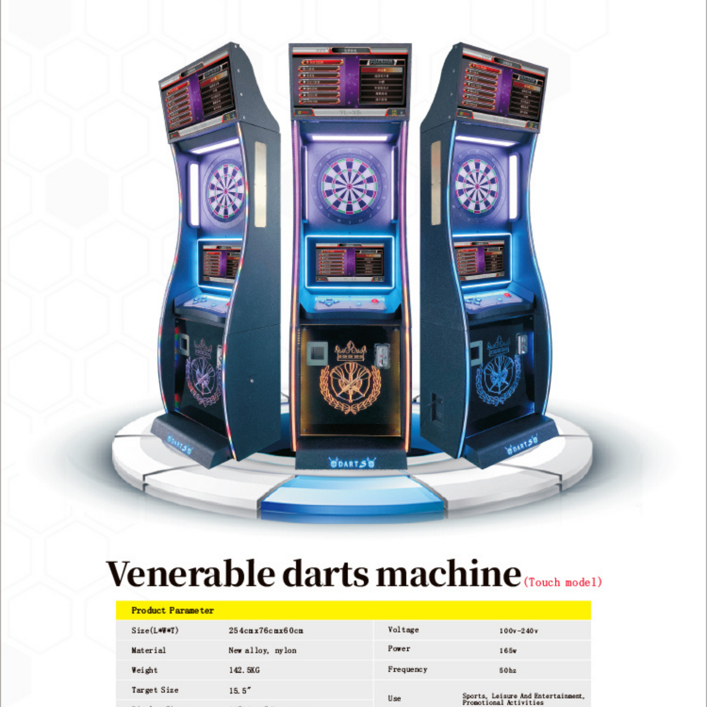 Coin Operated Indoor Dart Machine