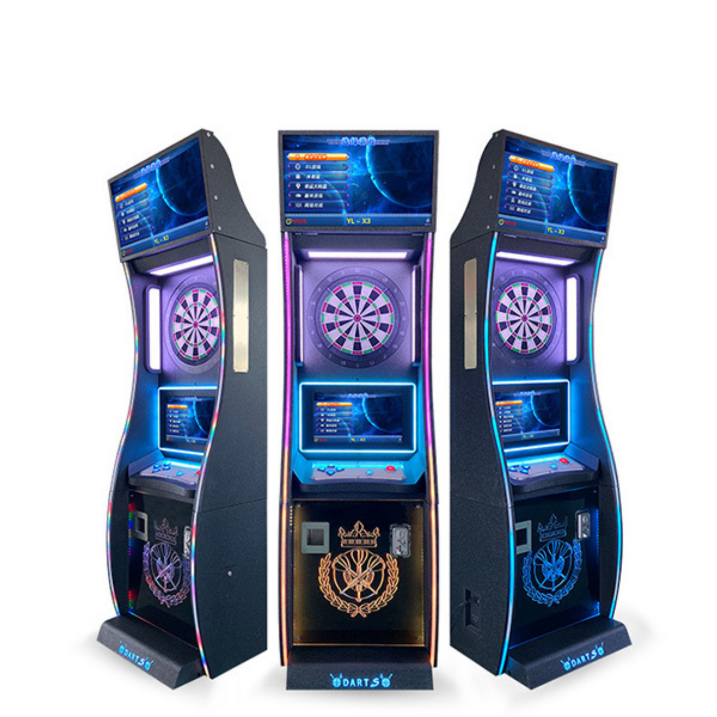Brighten up LED Light Electronic Darts Machine