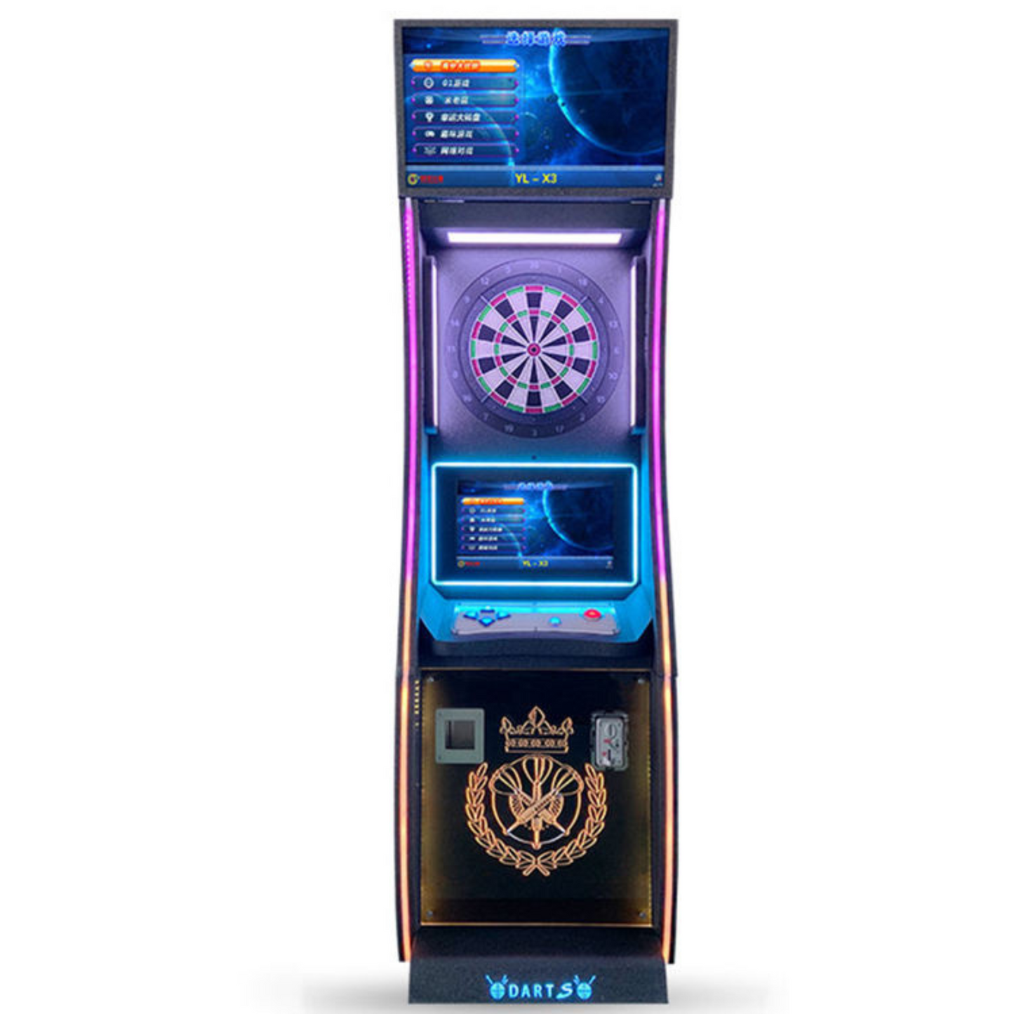 Brighten up LED Light Electronic Darts Machine