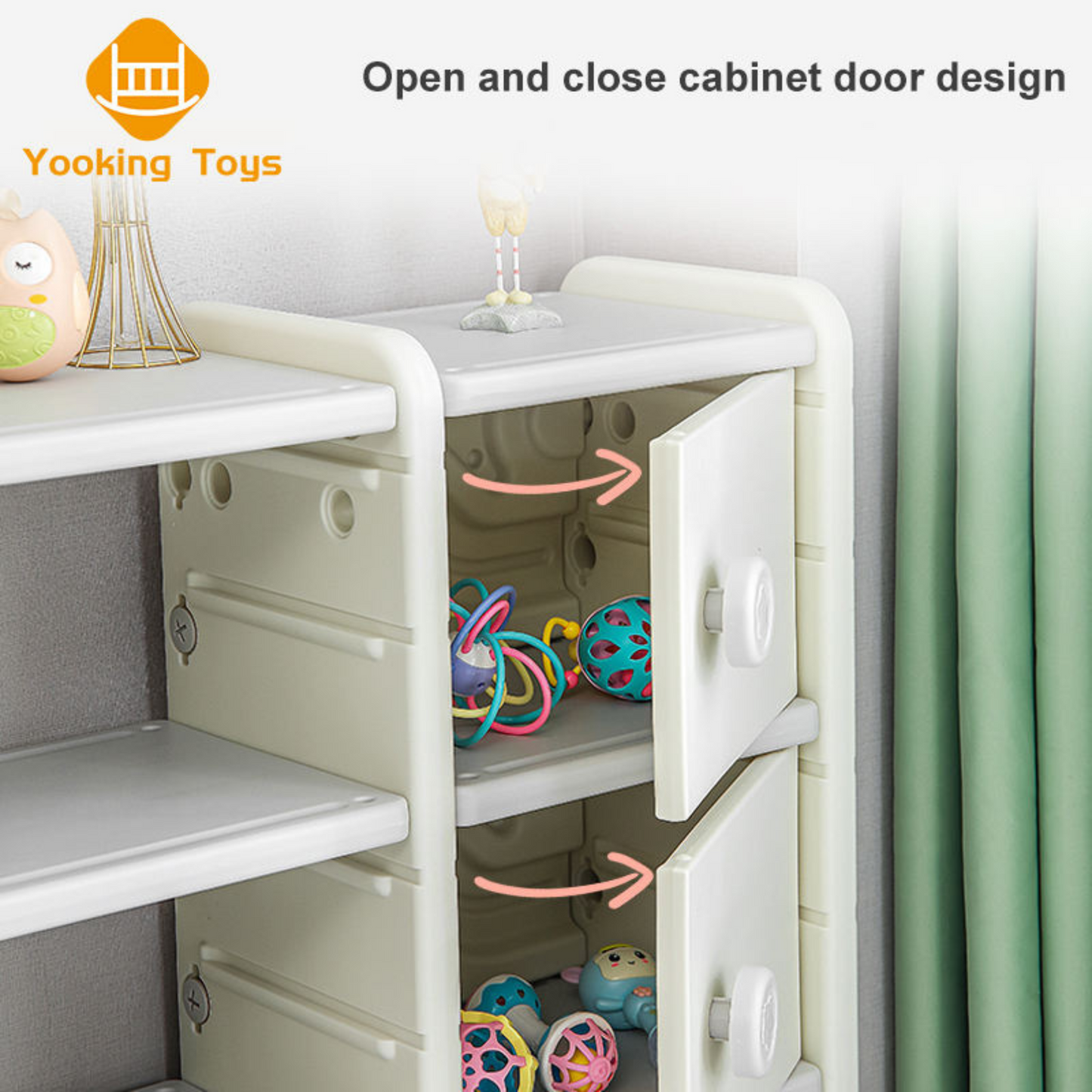 Affordable Storage Plastic Children Cabinets