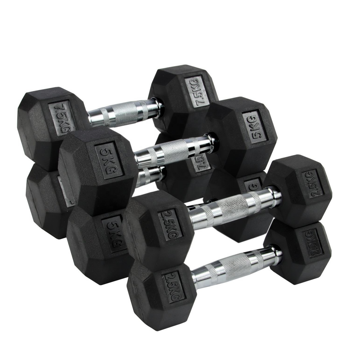 Rubber Hex Adjustable Gym Dumbbells