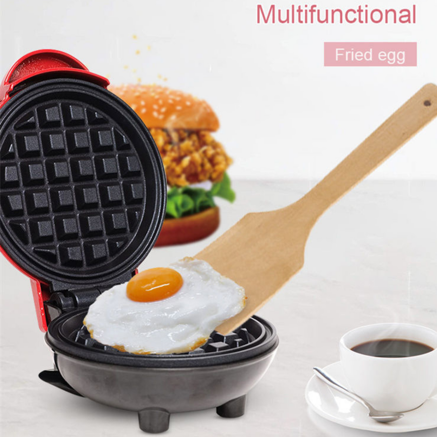 Small Round Waffle Machine