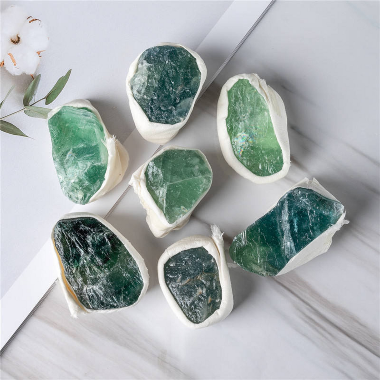 Beauty of Natural Raw Green Quartz Crystal