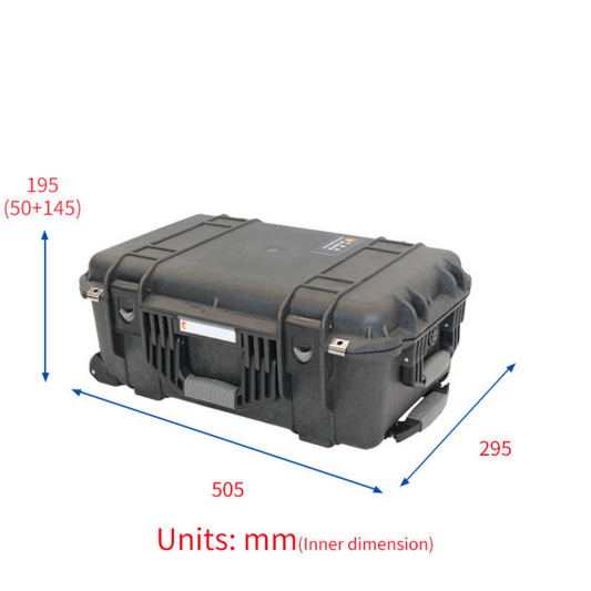 Waterproof ROHS Plastic Carrying Case