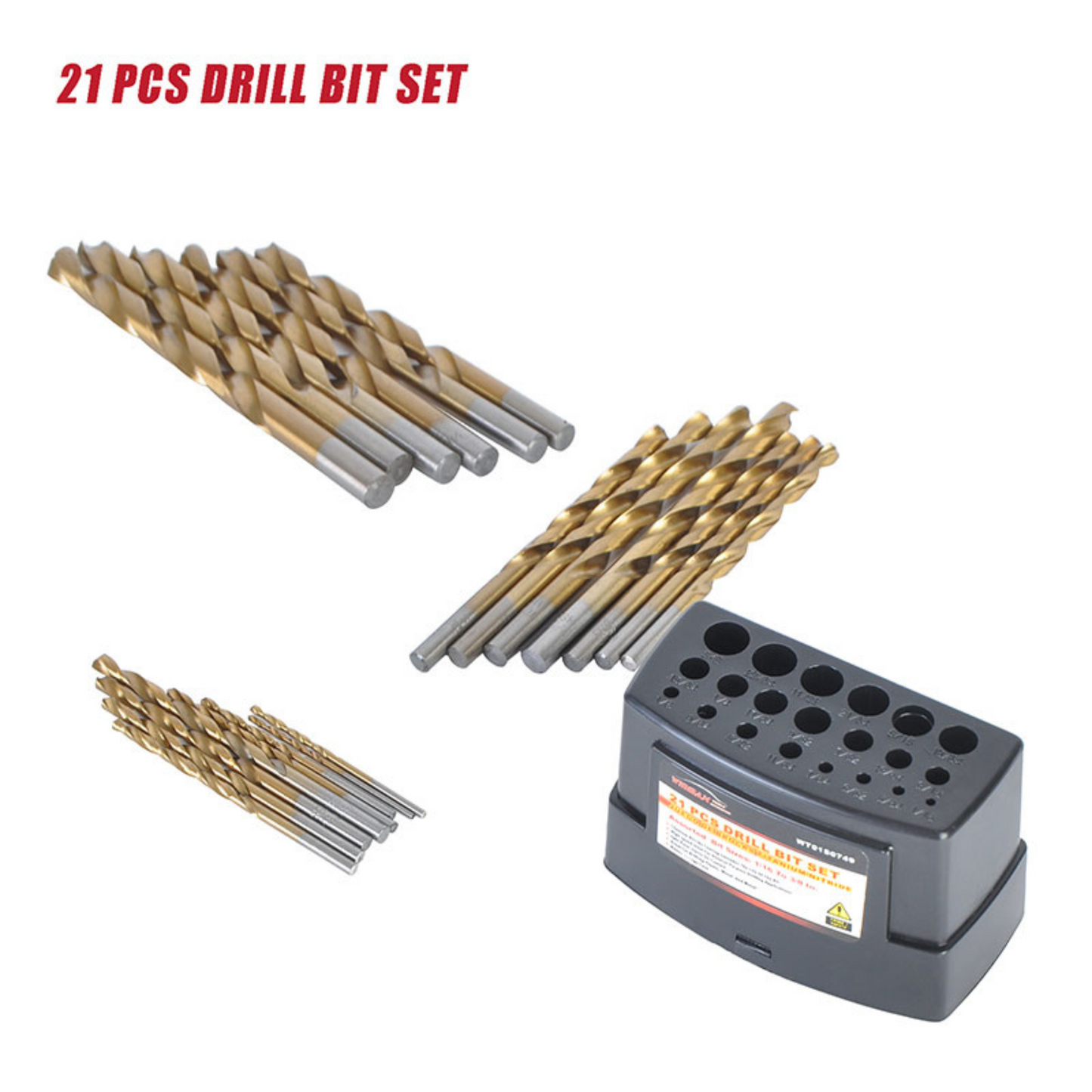 Oxide Coated HSS Twist Drill Bit Set