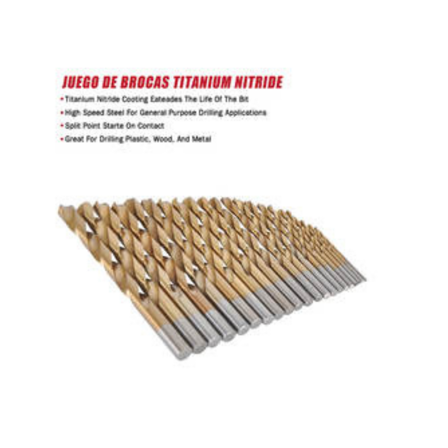 Oxide Coated HSS Twist Drill Bit Set