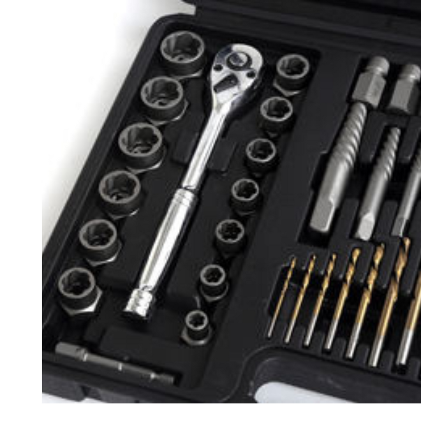 50-Piece Screw Extractor and Drill Bit Set