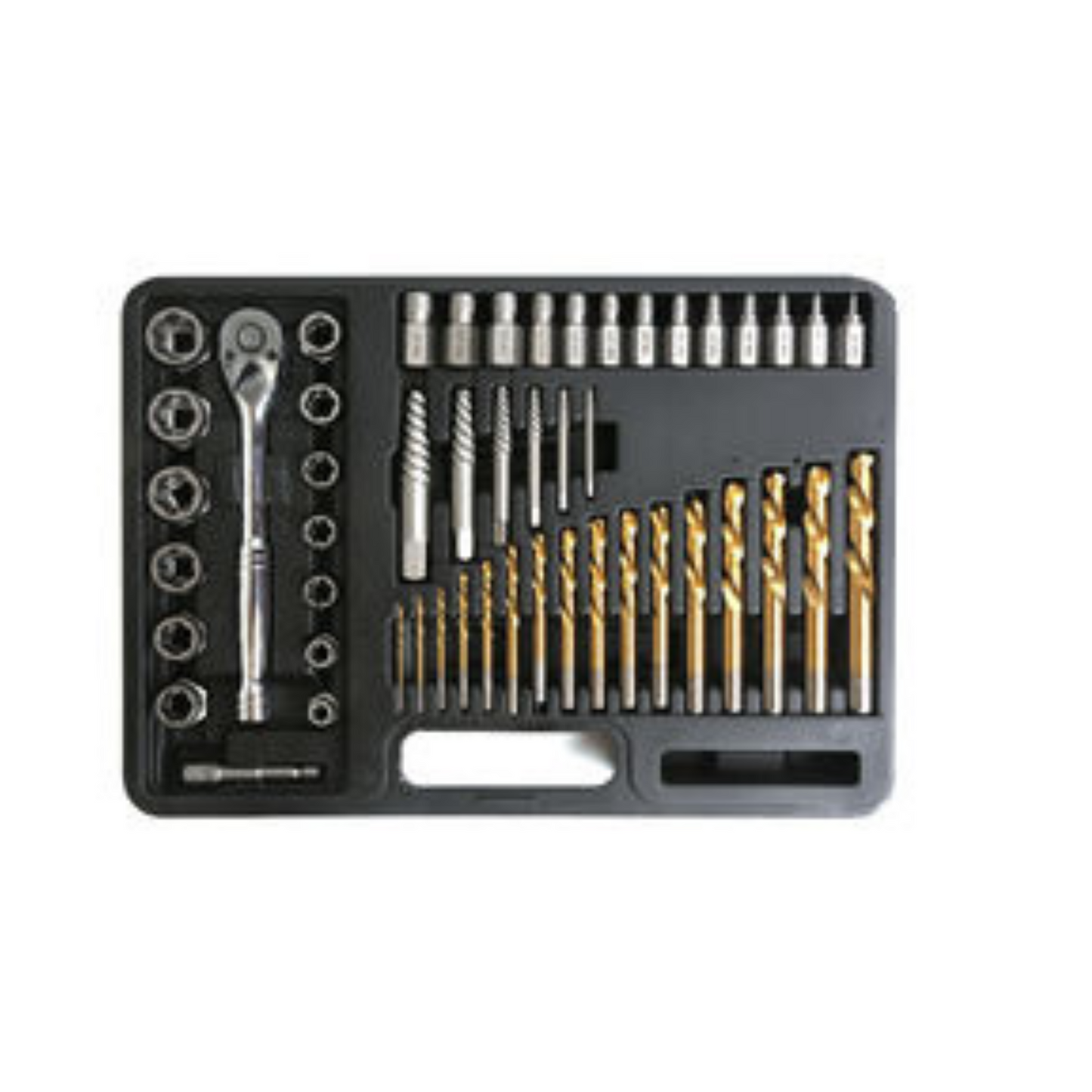 50-Piece Screw Extractor and Drill Bit Set