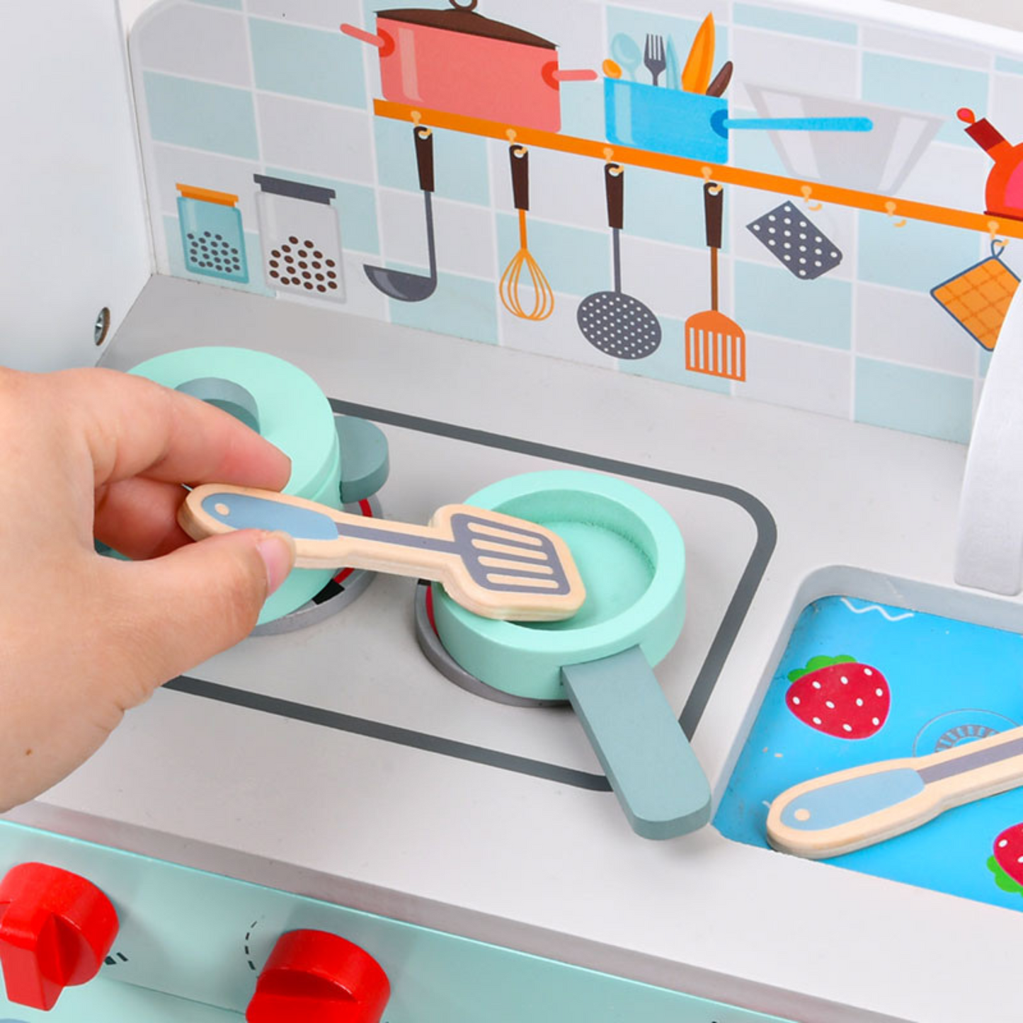 Big Kitchen Cooking Play Pretended Set