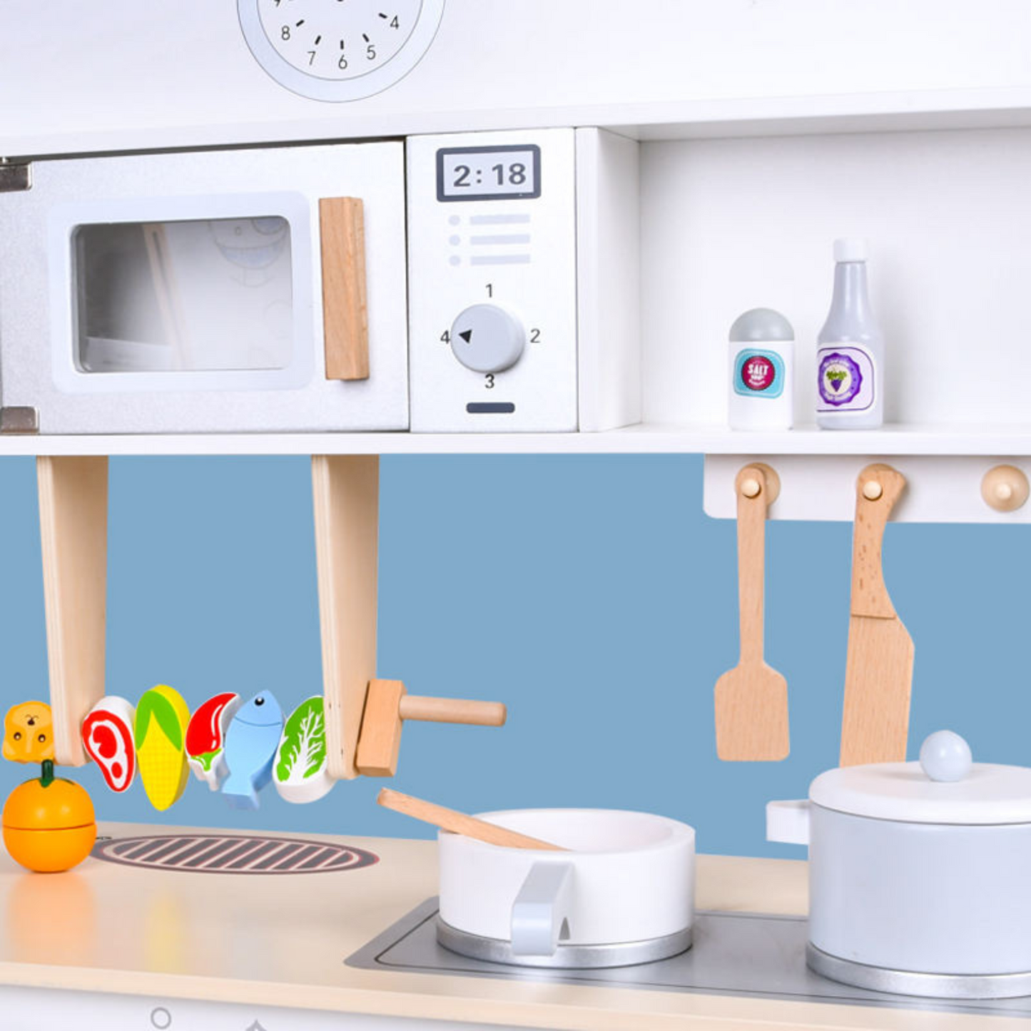 Baby Wooden Kitchen Cook Set Toy For Kids