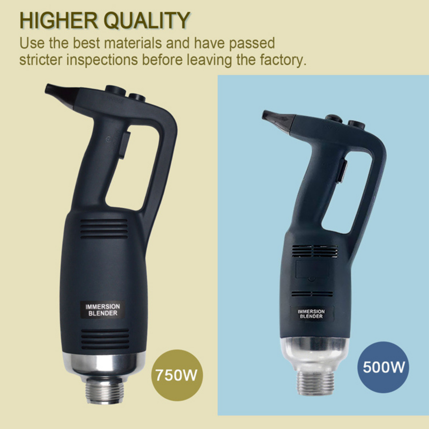 Stainless Steel Duty Commercial Hand Blender