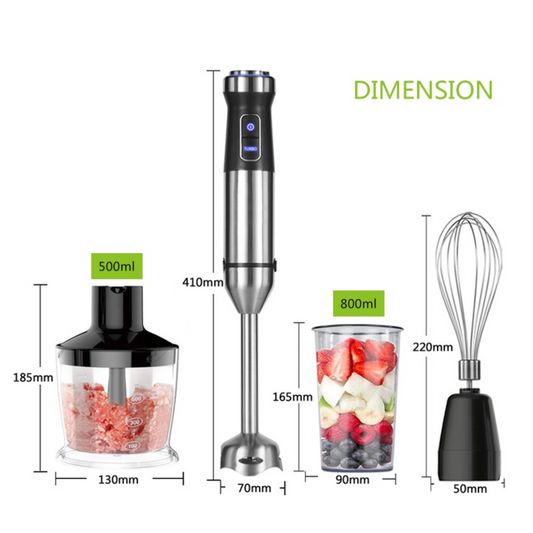 Steel Immersion Electric Food Mixer