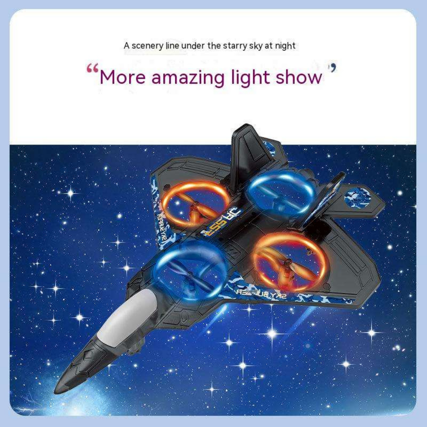 Induction Luminous Fighter Drone