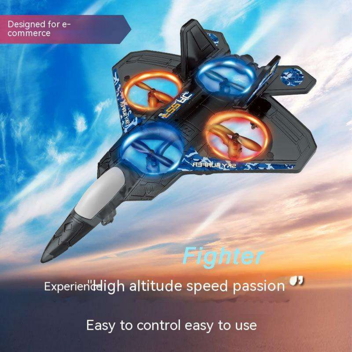 Induction Luminous Fighter Drone