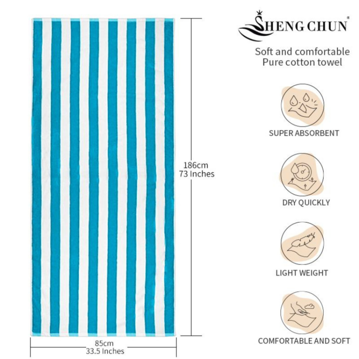 Indulge in Luxury Cotton Bath Sheet Towels