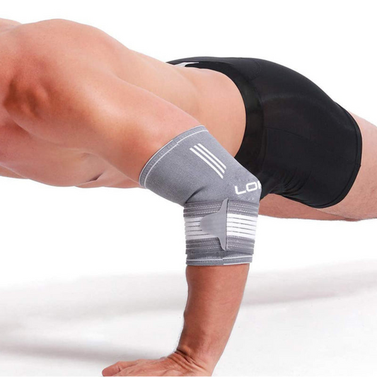 Tennis Elbow Pain with Brace Support