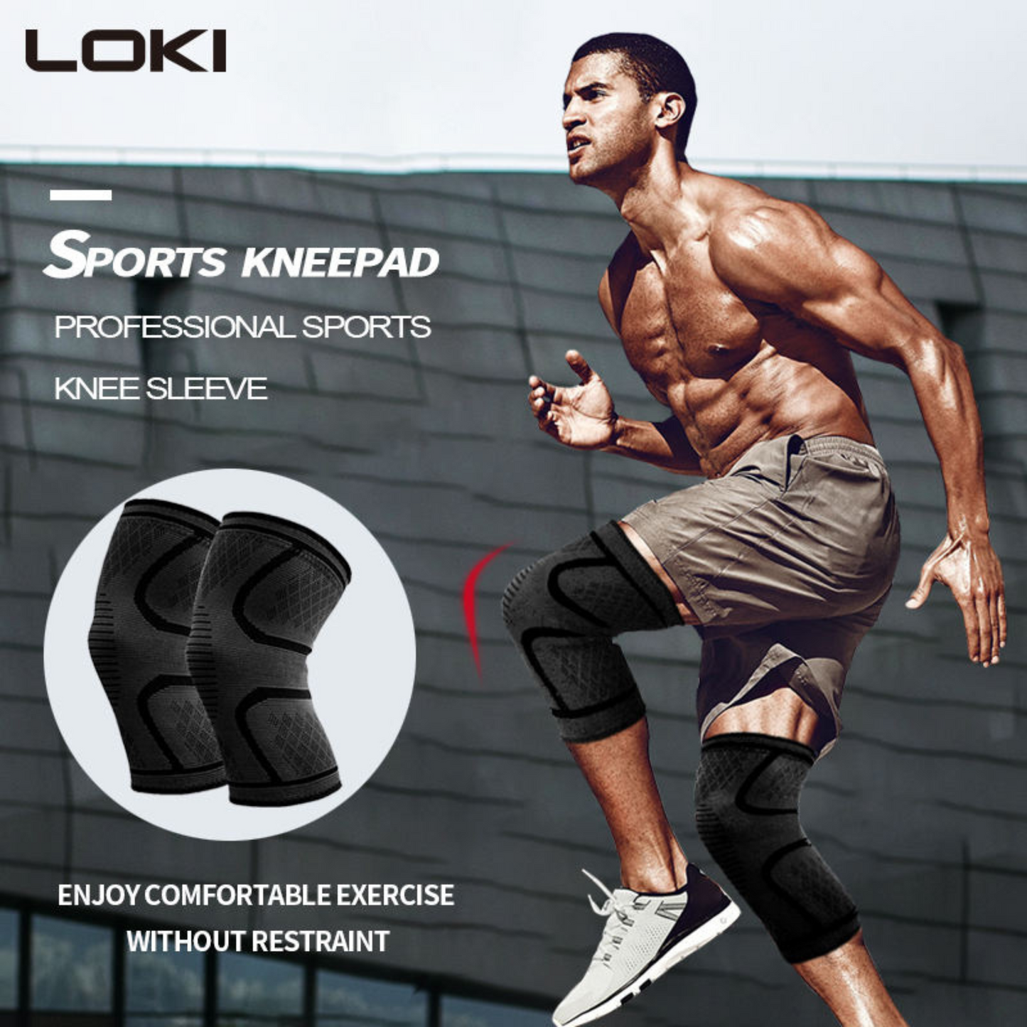 Adjustable Knee Brace Compression Sleeve