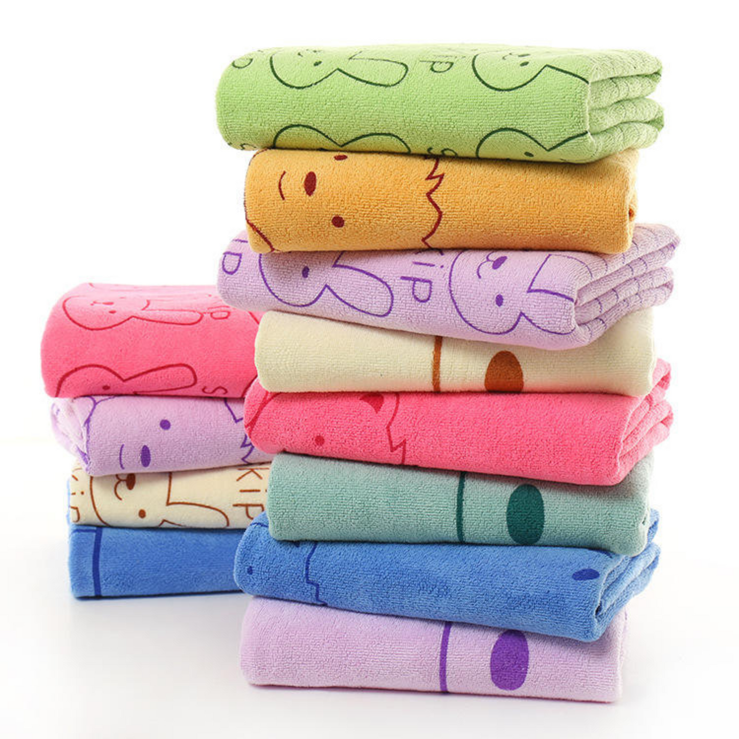 Customizable bath towel set