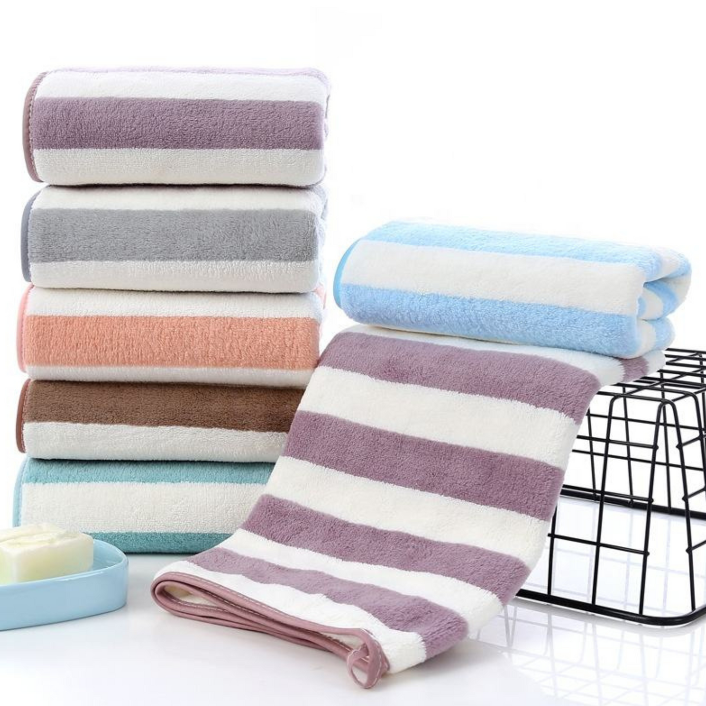 Custom Solid Bath Towels Design