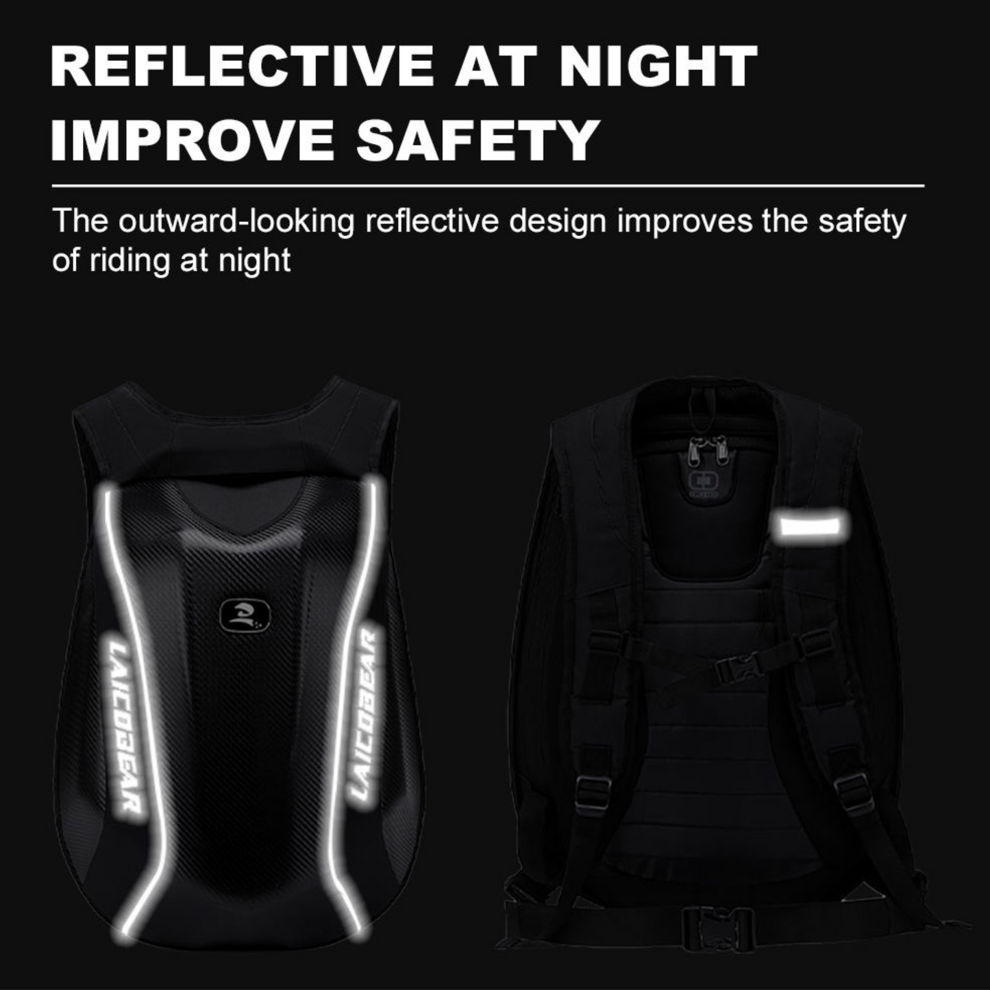 Durable Motorcycle Hard Shell Backpacks