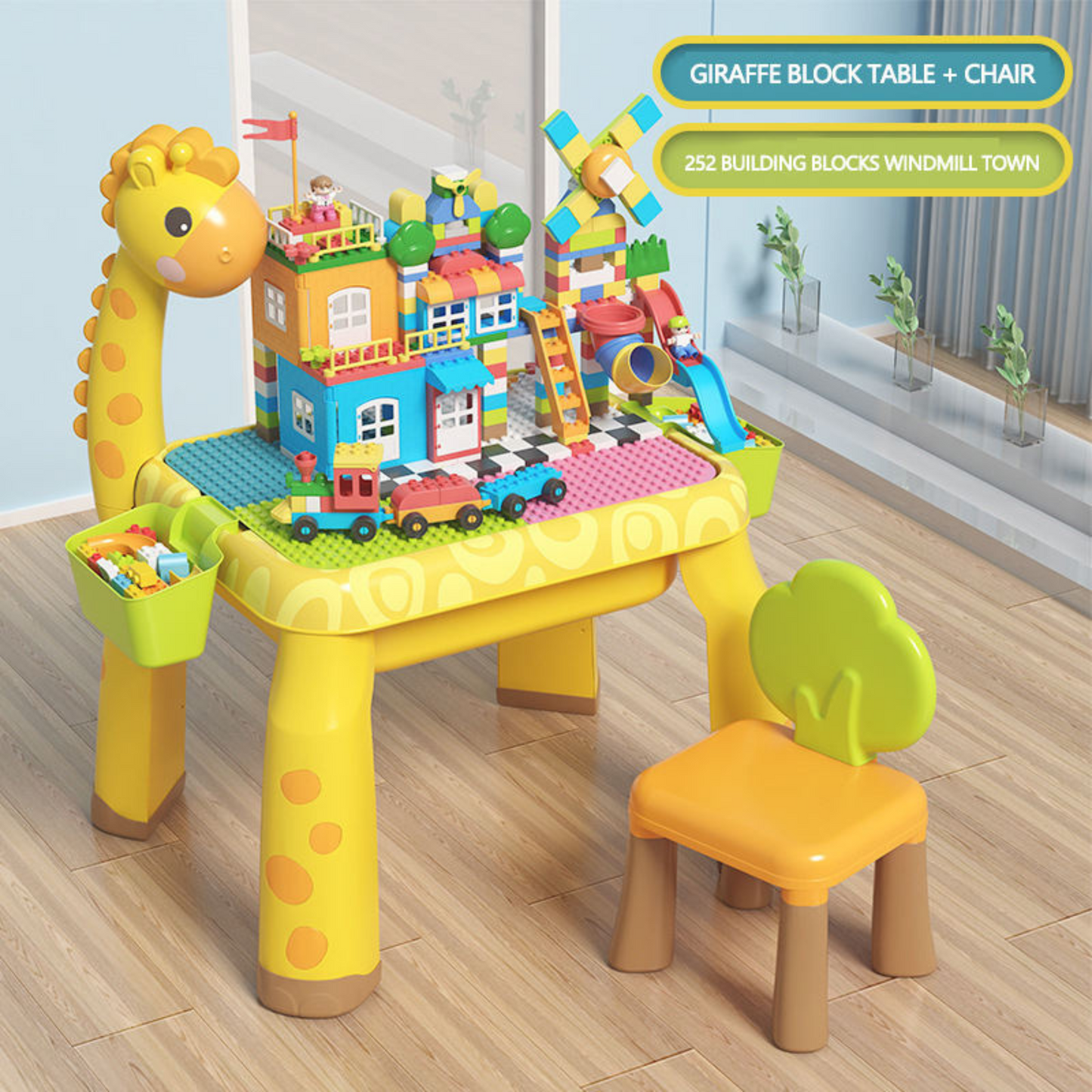 Cute Giraffe Drawing Toys Table